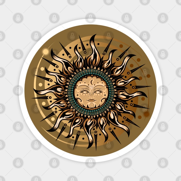 Sun Goddess Magnet by adamzworld